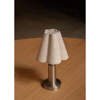 Admiral Transportabel Lampe Krom/Tekstil