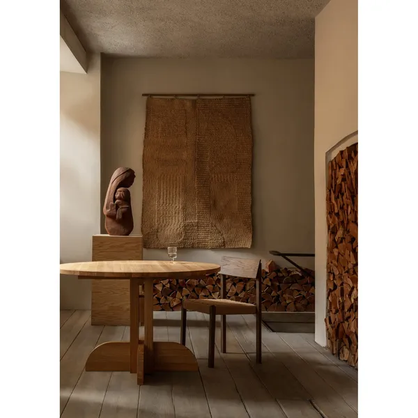 Puffin Dining Table Ø120 Veneer Oak
