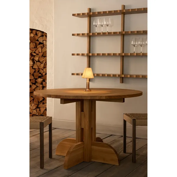 Puffin Dining Table Ø120 Veneer Oak