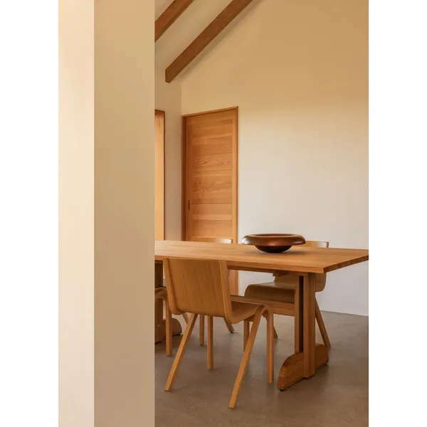 Puffin Dining Table 200x95 Solid Natural Oak