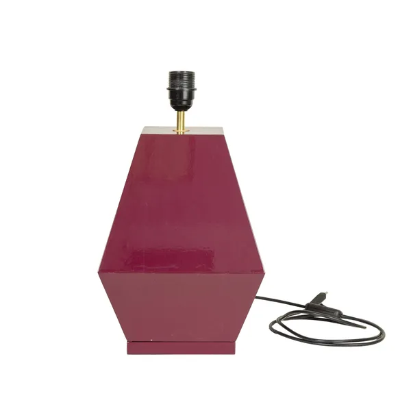 Hexagon Base til Bordlampe Beetroot