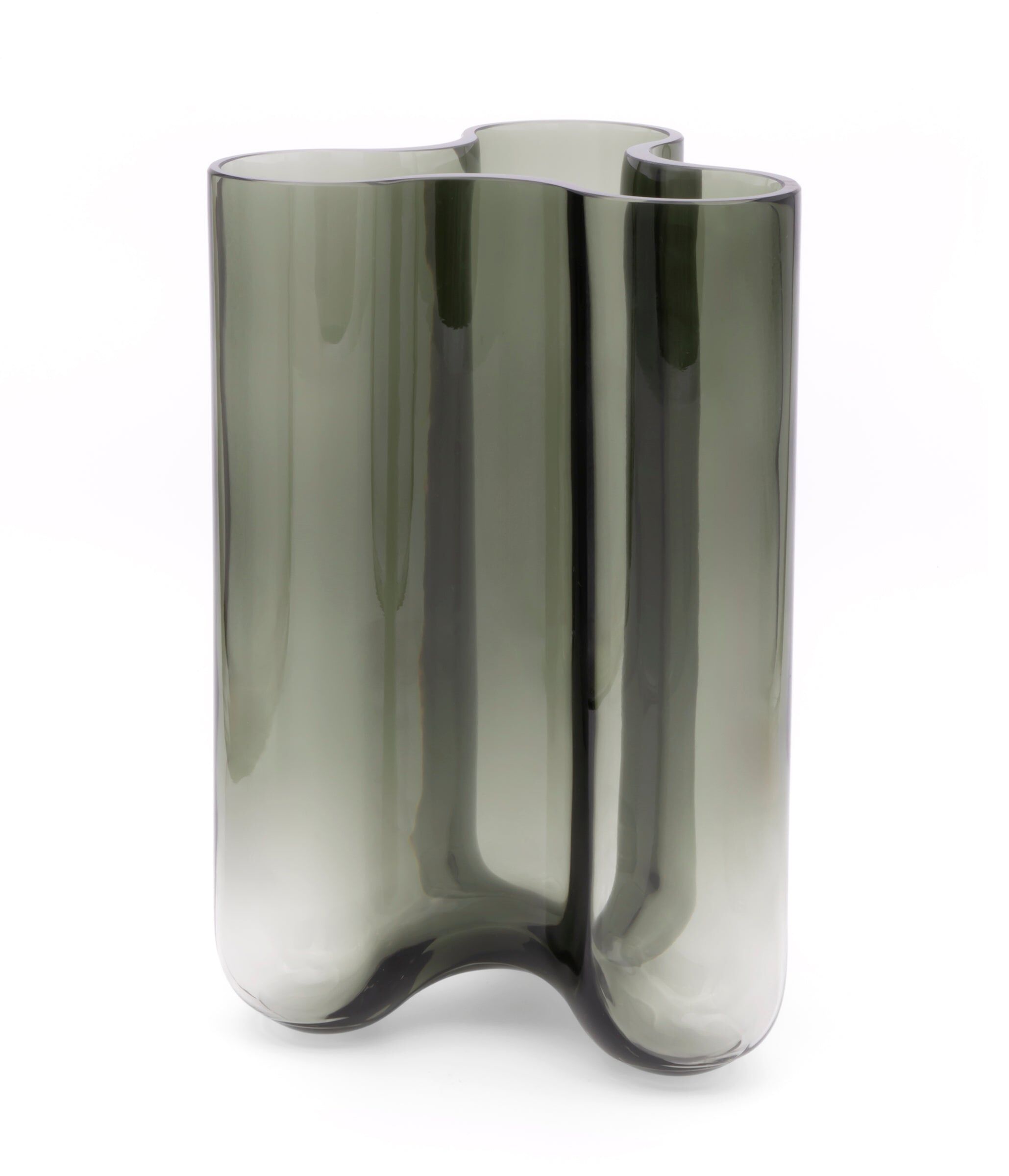 Clover Vase Stor Mørkegrønn