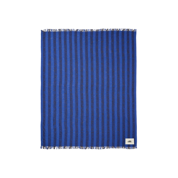 Band Blanket 160x200 Blue/Black