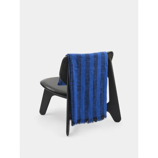 Band Blanket 160x200 Blue/Black