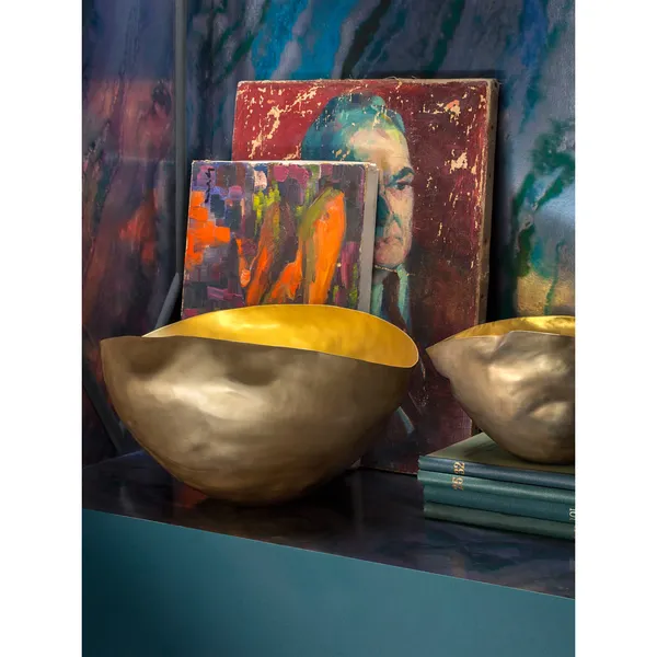Bash Vessel Bowl Large Gold