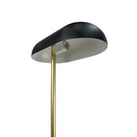 Arch gulvlampe, sort/messing