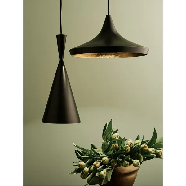 Beat Pendant Tall Black