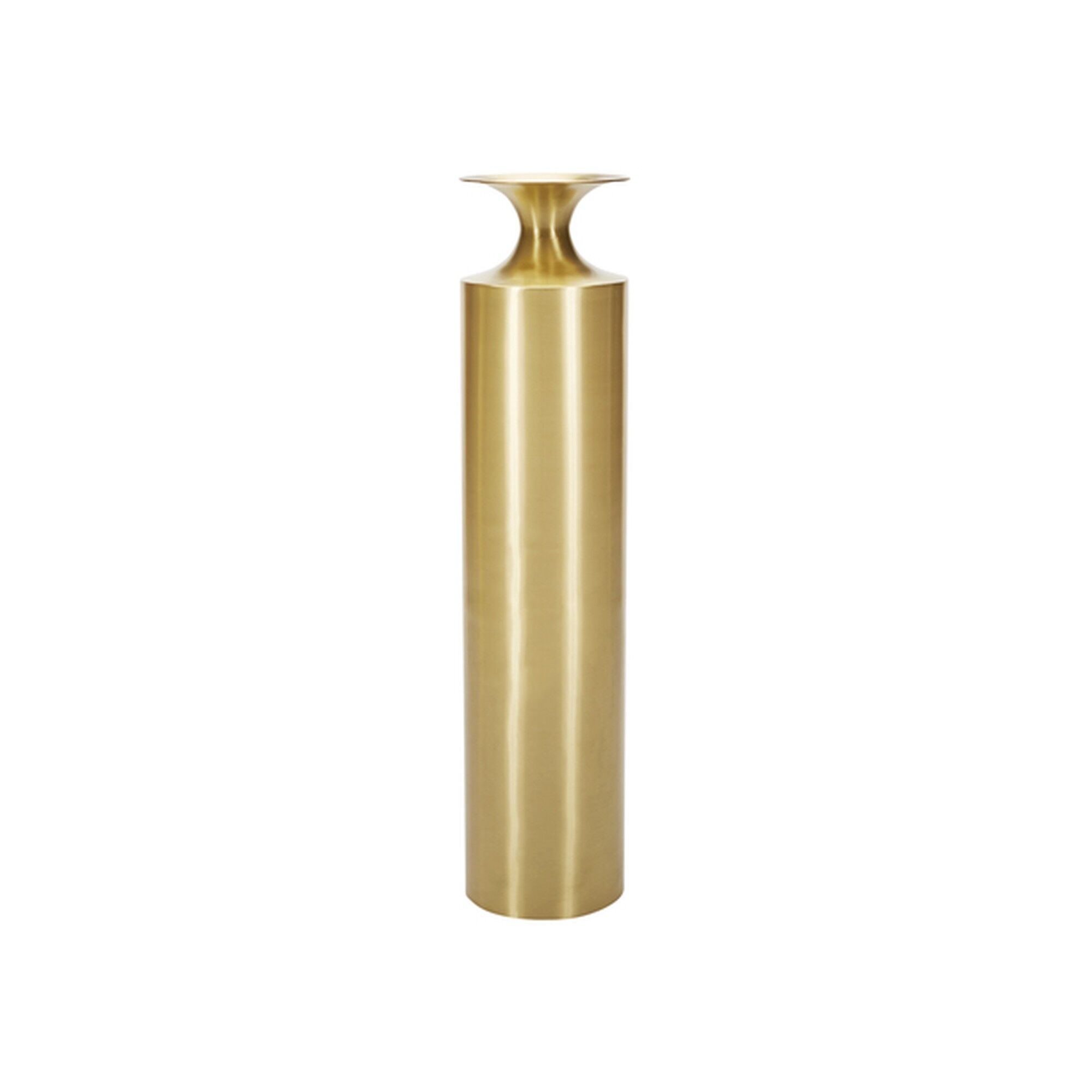 Beat Vessel Tall Brass