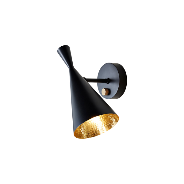 Beat vägglampa svart