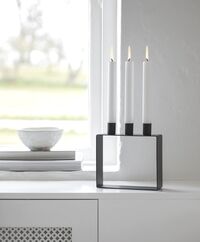 Frame 3 Candle Holder Matte Black