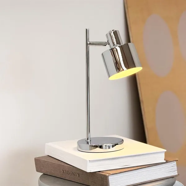 Ocean Mini Portable Table Lamp LED Chrome