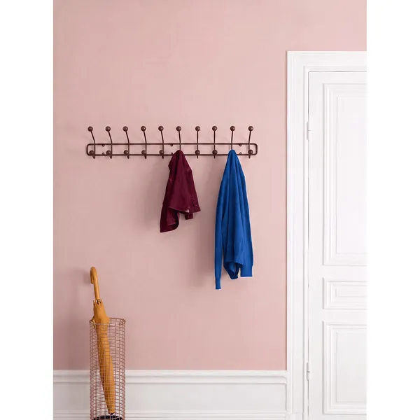 Bill Horizontal L Coat Rack Dark Mocha