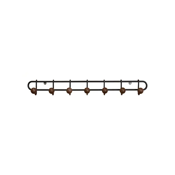 Bill Slim Garderobe Schwarz/Walnuss