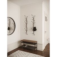 Bill Vertical Coat Rack Dark Mocha