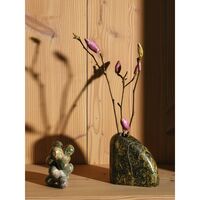 Boulder Vase Stem Green