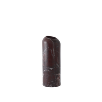 Boulder Vase Tall Red