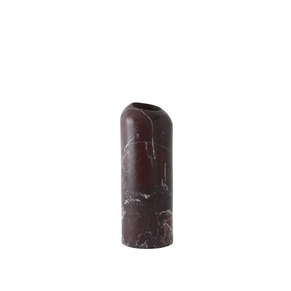 Boulder Vase Tall Red