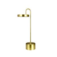 Moovelight Table Lamp With Wireless Charger Brass