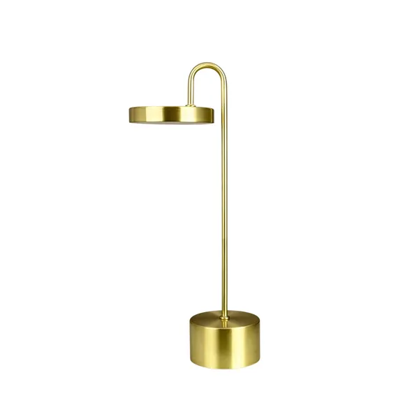 Moovelight Table Lamp With Wireless Charger Brass