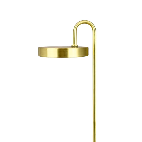 Moovelight Table Lamp With Wireless Charger Brass