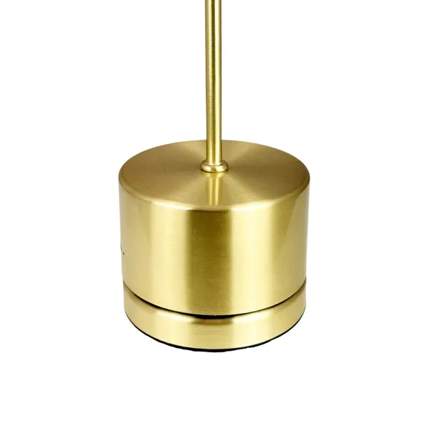 Moovelight Table Lamp With Wireless Charger Brass