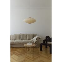 Mori Oval Pendant Ø65 Oak/Off-white