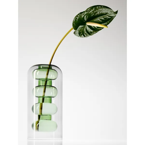 Bump Vase Tall Green