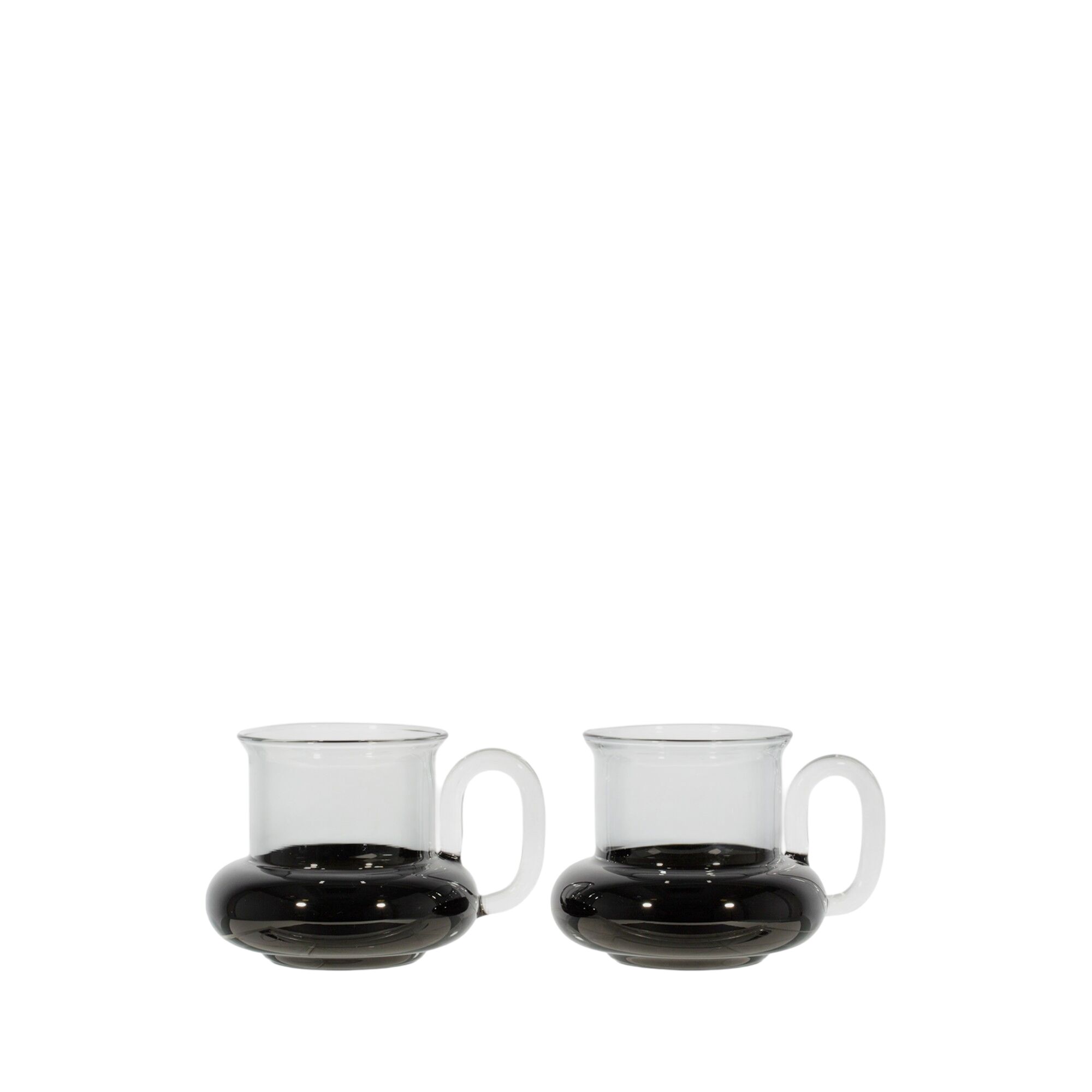 Bump Teetassen Set aus 2 Schwarz