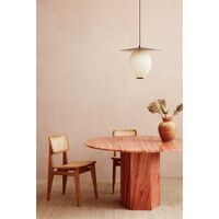 Epic Dining Table Ø130 Red Travertine