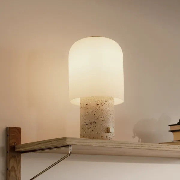 Tokyo Table Lamp White/Beige