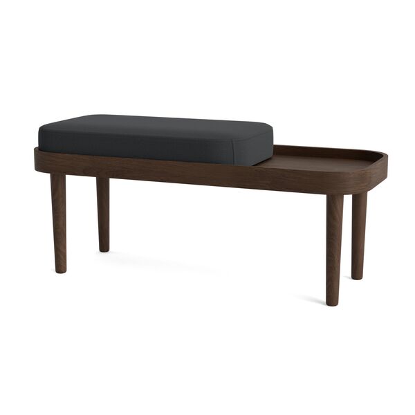 Serena Bench Dark Oak/Phantom Grey