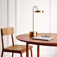 Moovelight Bordlampe Messing