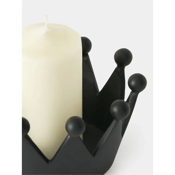 Cast Iron Crown Medium Black