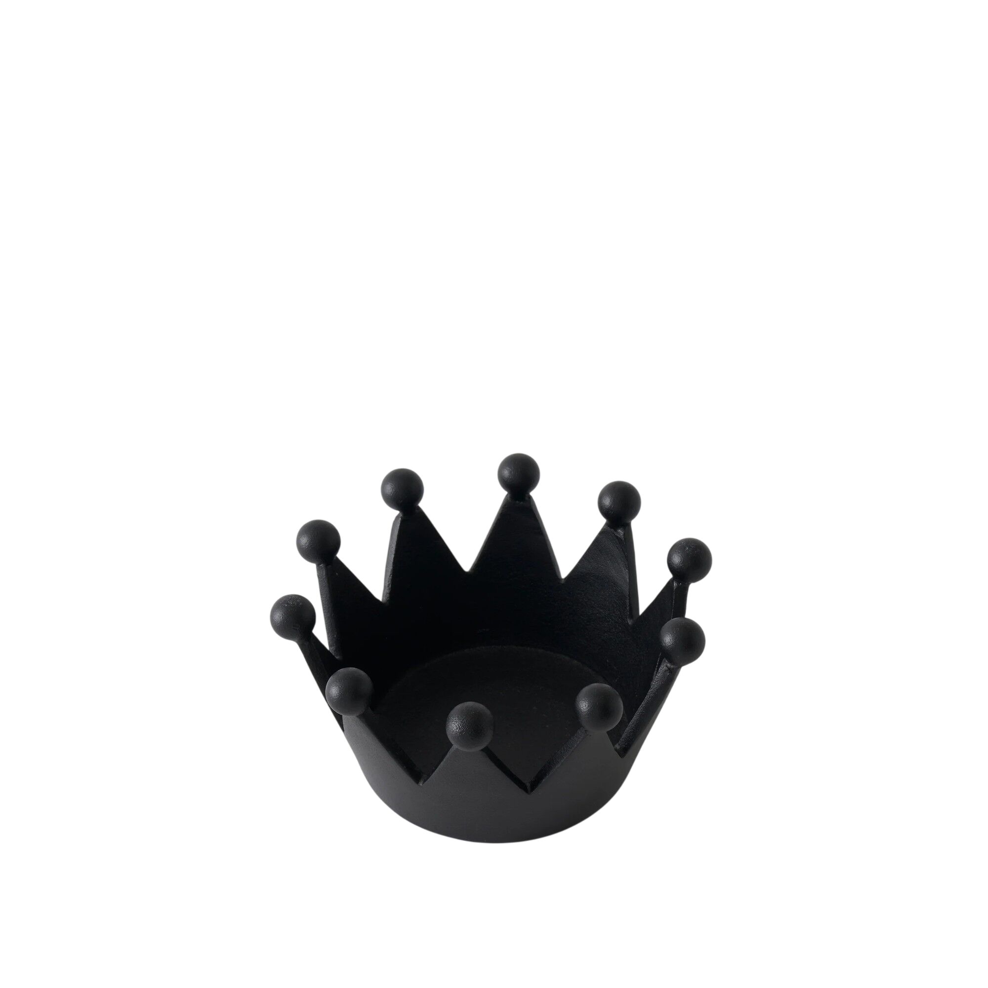 Cast Iron Crown Medium Black