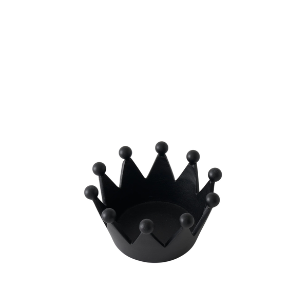 Cast Iron Crown Medium Black