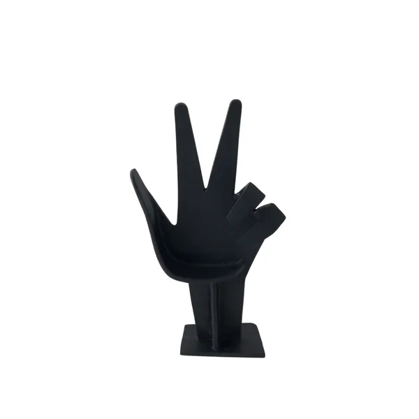 Cast Iron Hand Stand Black