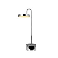 Moovelight Table Lamp With Wireless Charger Chrome