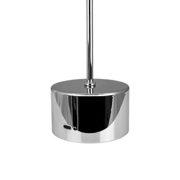 Moovelight Table Lamp With Wireless Charger Chrome
