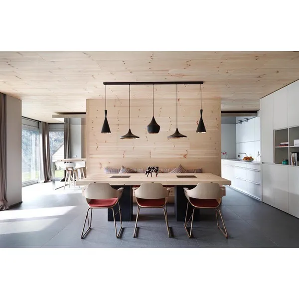 Beat Pendant Wide Black