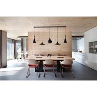 Beat Pendant Wide Black