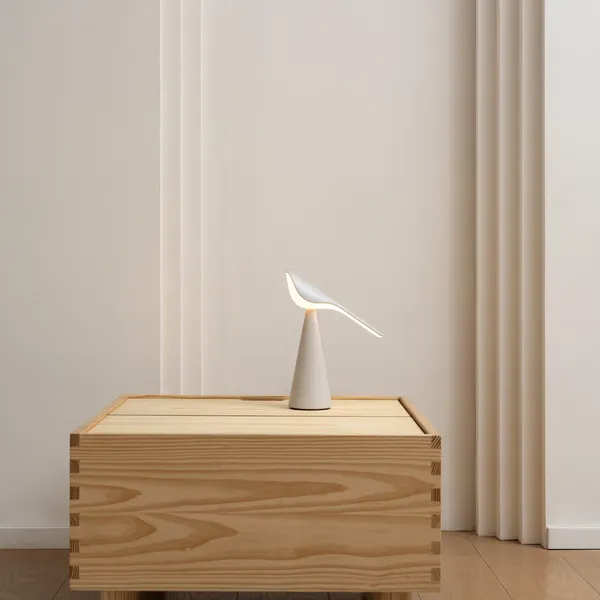 TIKI T2 Tragbare Lampe H30 Weiß