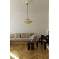 Mori Diamond Pendant Ø52 Walnut/Off-white