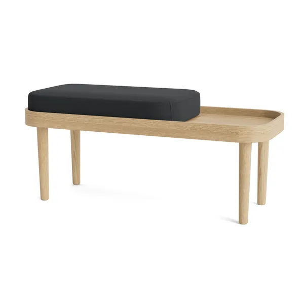 Serena Bench Natural Oak/Phantom Grey