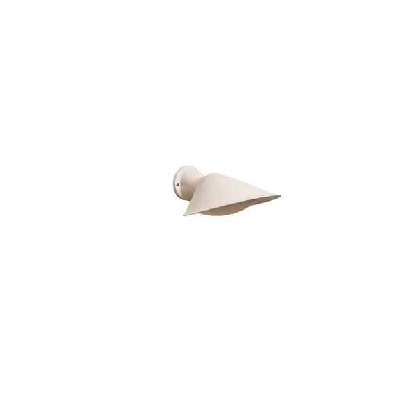 Aplique de pared PLUME IP44 blanco mate/porcelana