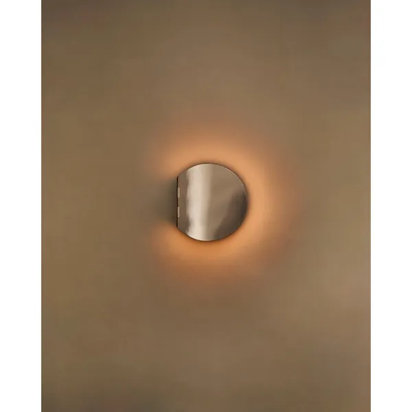 Poudrier Væglampe Nickel