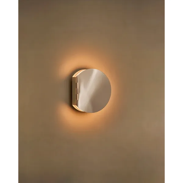 Poudrier Væglampe Nickel