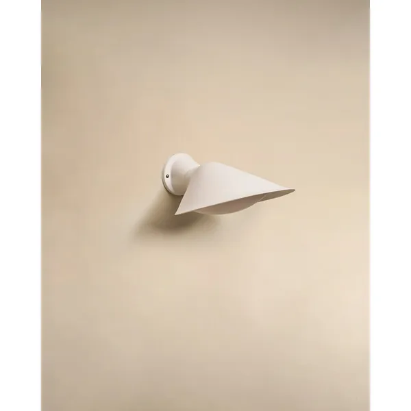 DCWéditions Plume blanco mate/porcelana – Aplique de pared — imagen 3