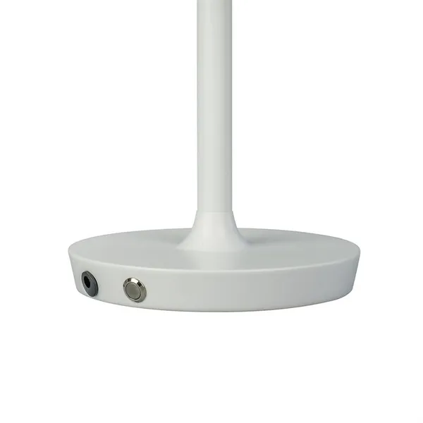 Lampe de table portable Valencia LED blanche