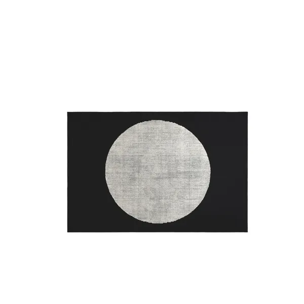 Disc Rug 170x240 Black