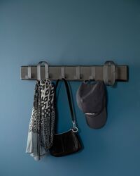 Fluke Coat Rack Large Black Oak